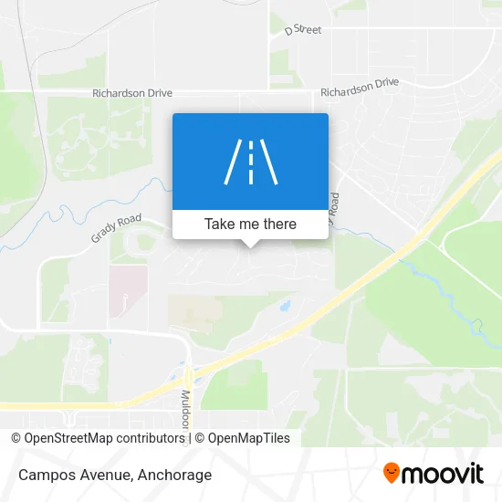 Campos Avenue map