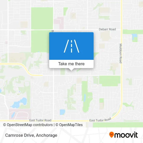 Camrose Drive map