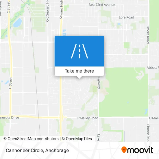 Cannoneer Circle map