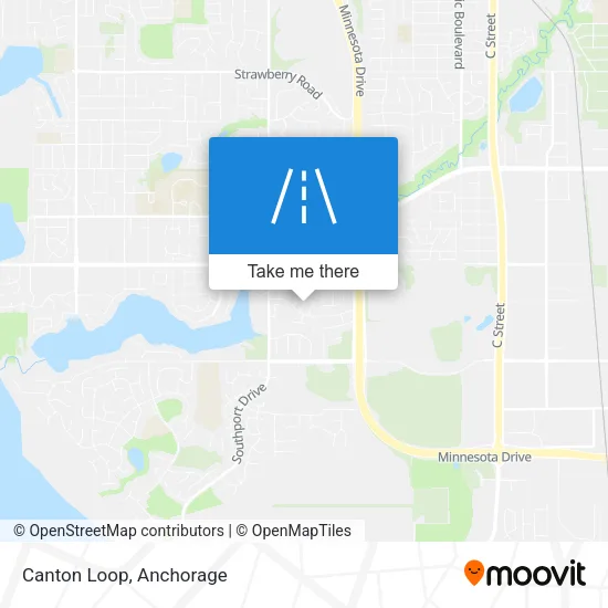 Canton Loop map