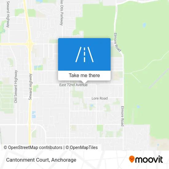 Cantonment Court map