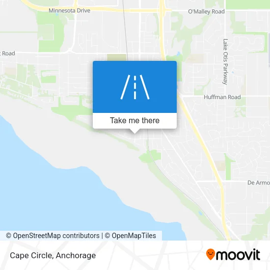 Mapa de Cape Circle