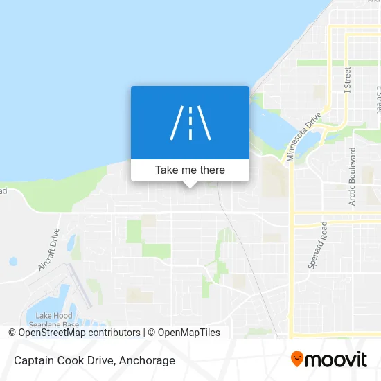 Captain Cook Drive map
