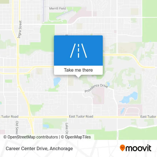 Career Center Drive map