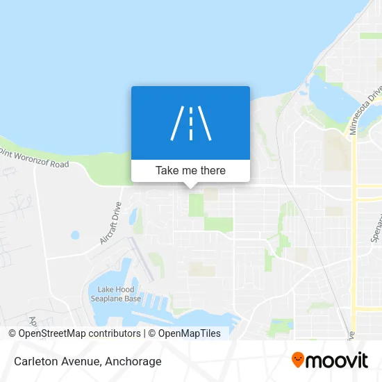 Carleton Avenue map