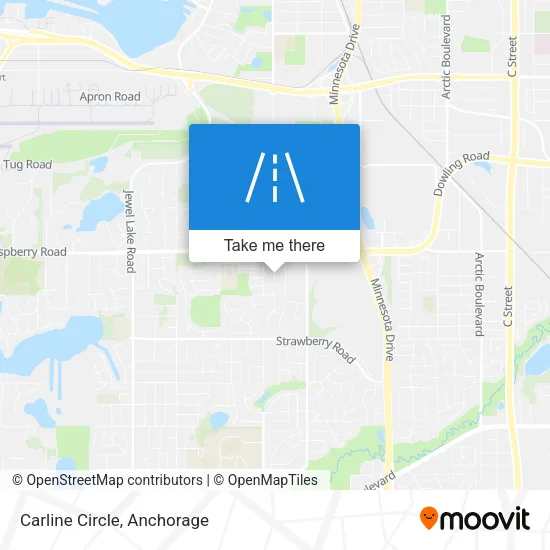 Carline Circle map