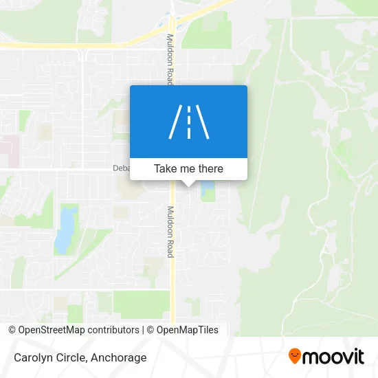 Carolyn Circle map