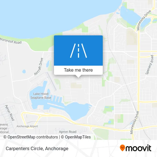 Carpenters Circle map