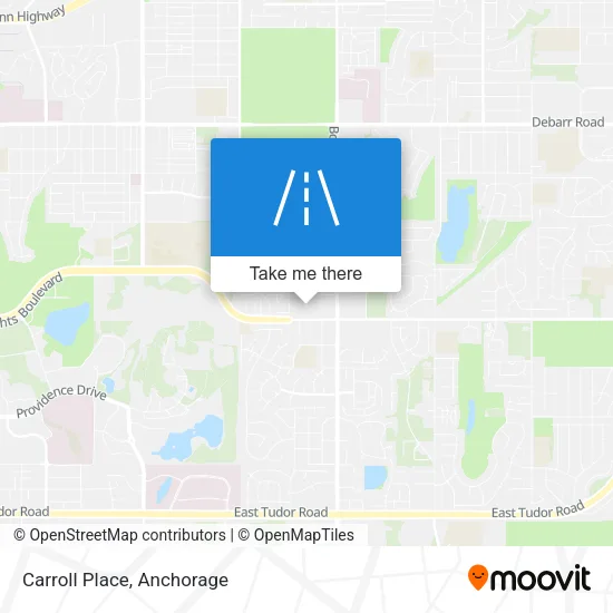 Carroll Place map