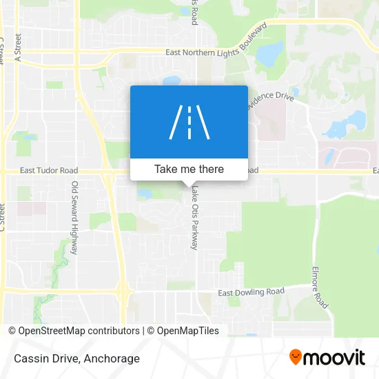 Cassin Drive map