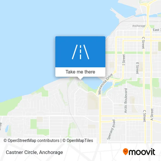 Castner Circle map