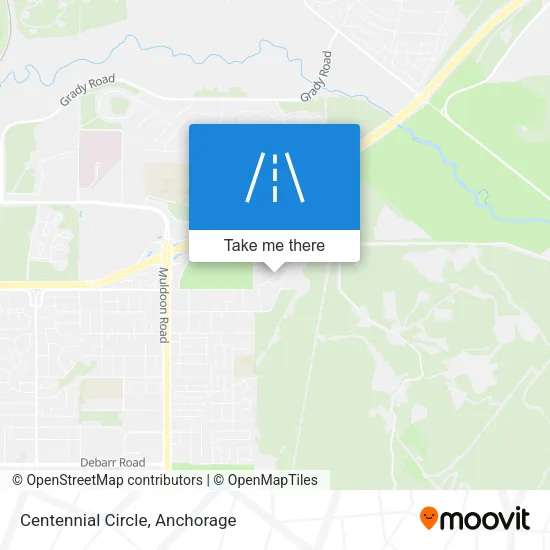 Centennial Circle map