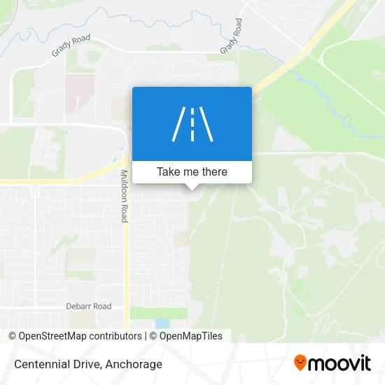 Centennial Drive map