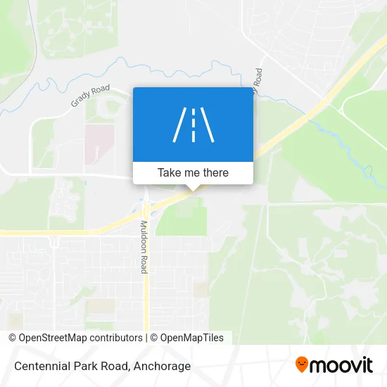 Centennial Park Road map