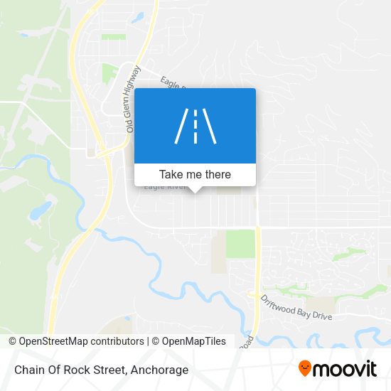 Chain Of Rock Street map