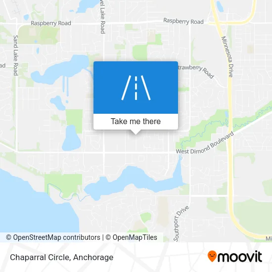 Chaparral Circle map