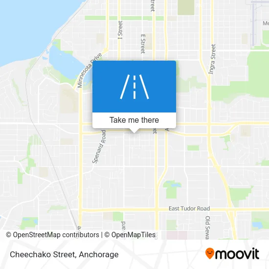 Cheechako Street map