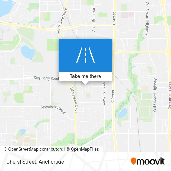 Cheryl Street map