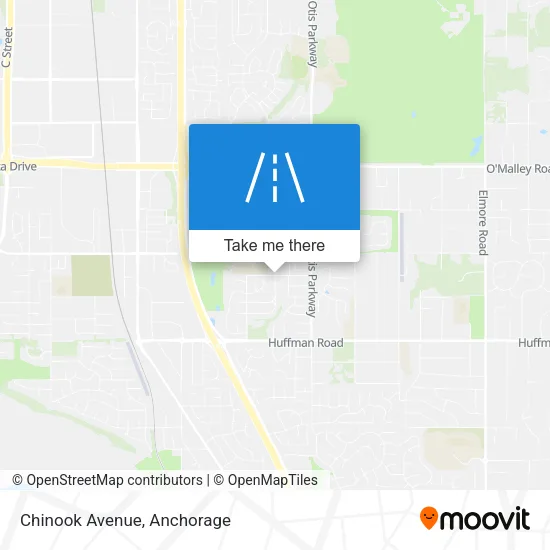 Chinook Avenue map