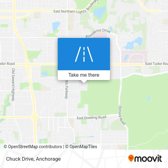 Chuck Drive map