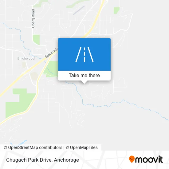 Chugach Park Drive map
