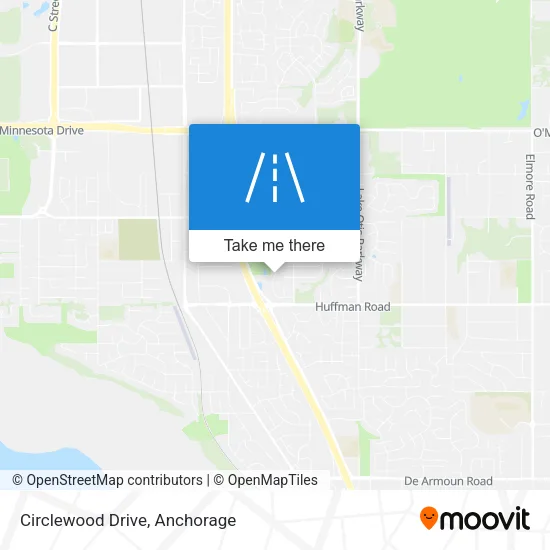Circlewood Drive map