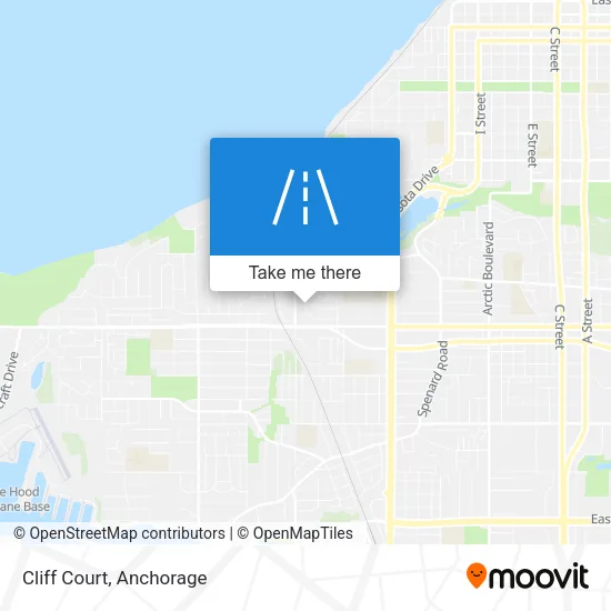 Cliff Court map