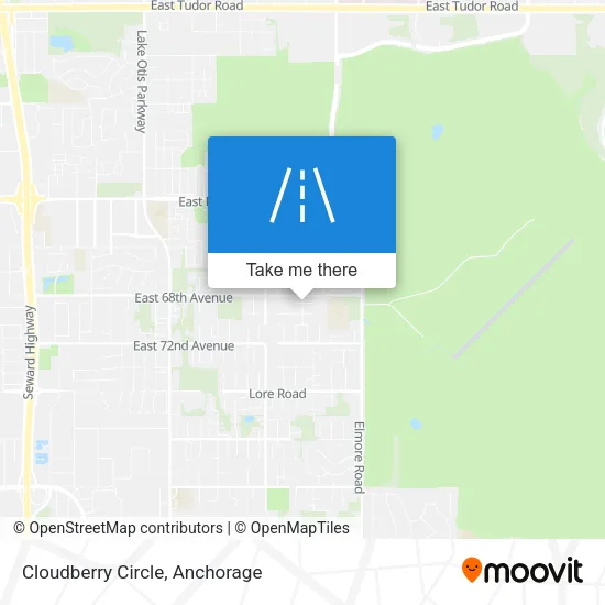 Cloudberry Circle map