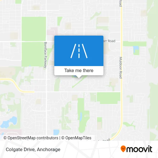 Mapa de Colgate Drive