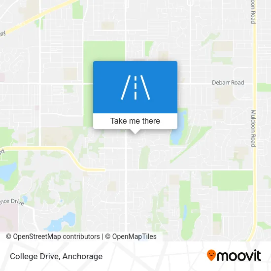 College Drive map