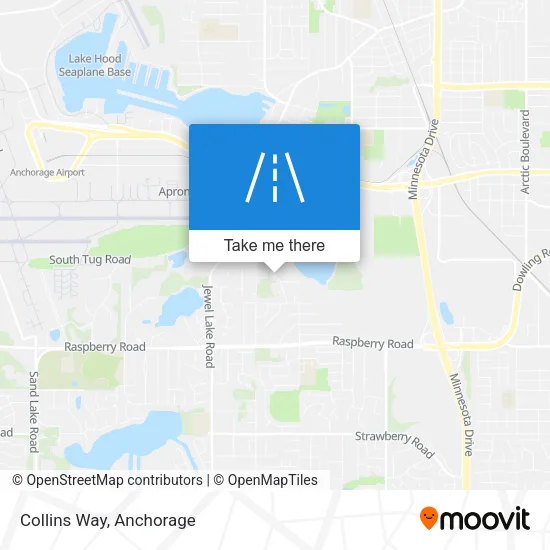 Collins Way map