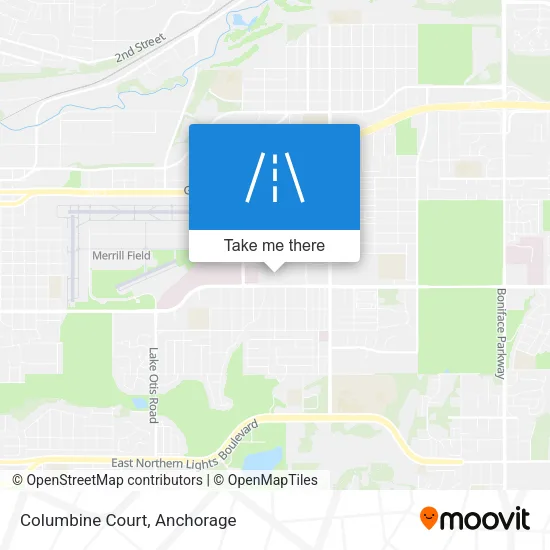 Columbine Court map