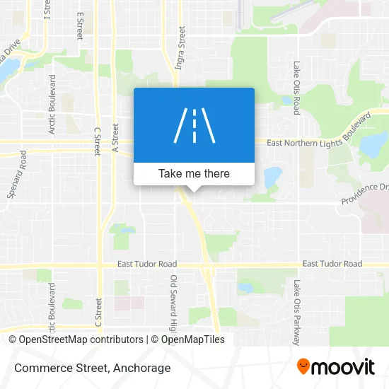 Commerce Street map