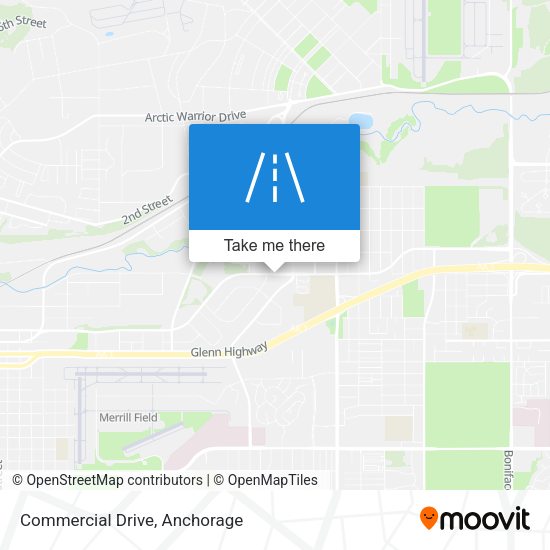Commercial Drive map