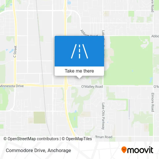 Commodore Drive map