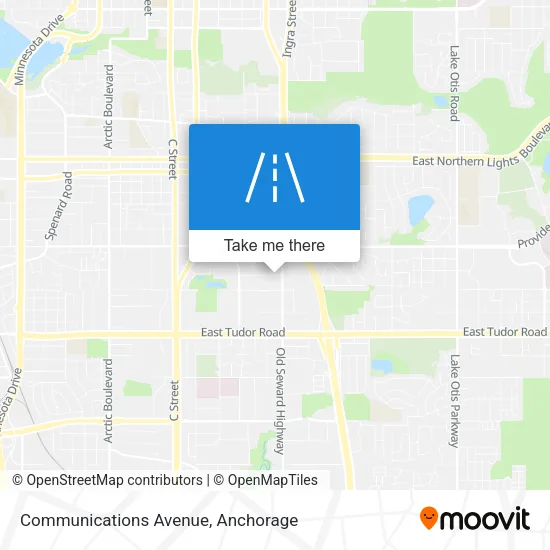 Communications Avenue map
