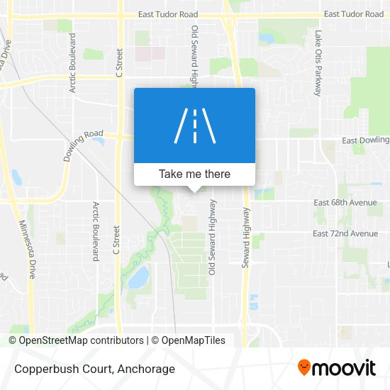 Copperbush Court map