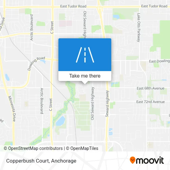 Copperbush Court map