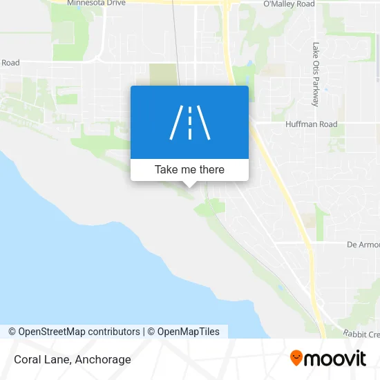 Coral Lane map