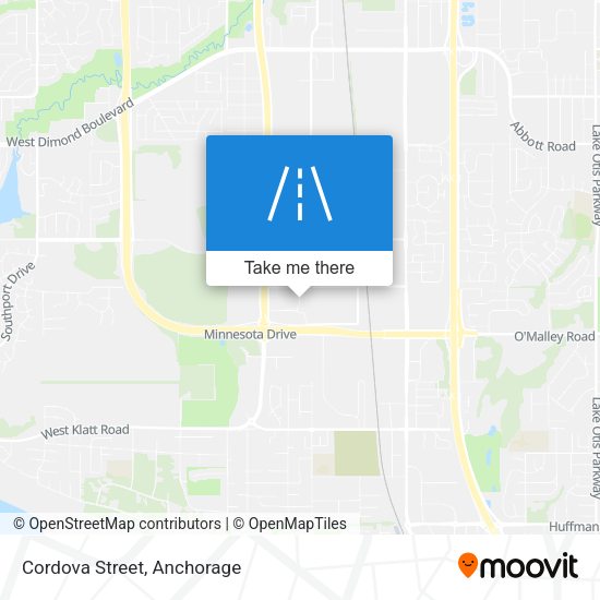 Mapa de Cordova Street