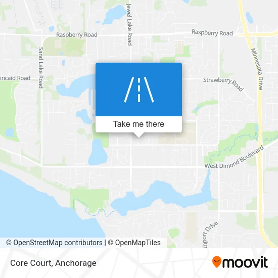Core Court map