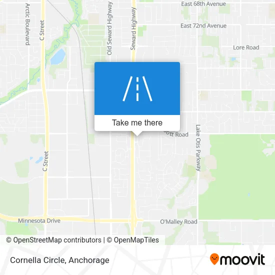 Cornella Circle map