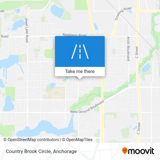 Country Brook Circle map