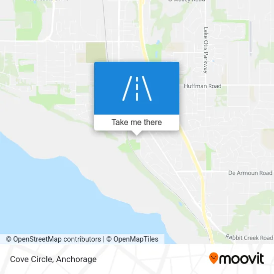 Cove Circle map