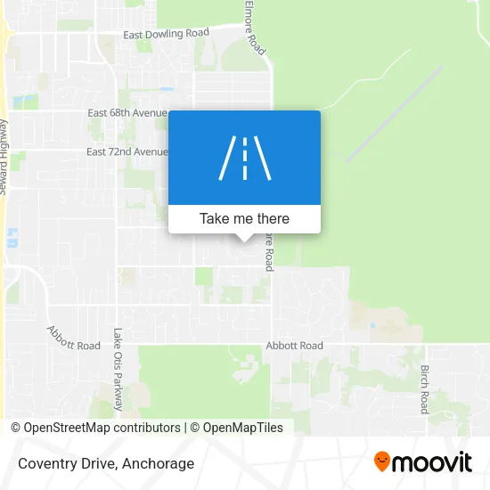 Coventry Drive map