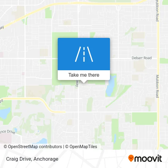 Craig Drive map