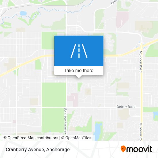 Mapa de Cranberry Avenue