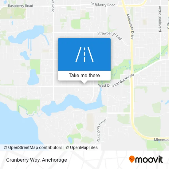 Cranberry Way map