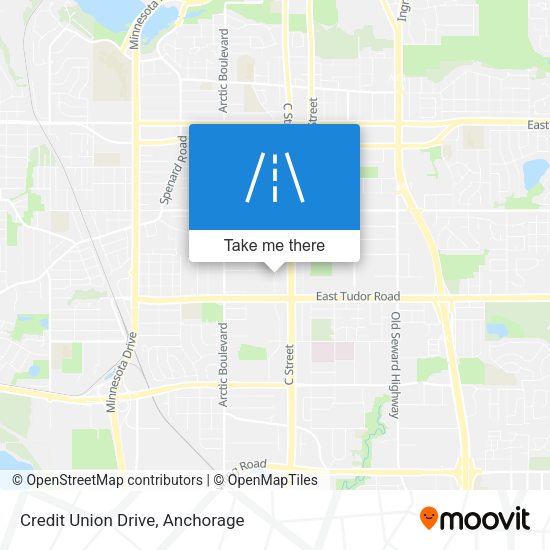 Credit Union Drive map