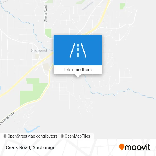 Creek Road map